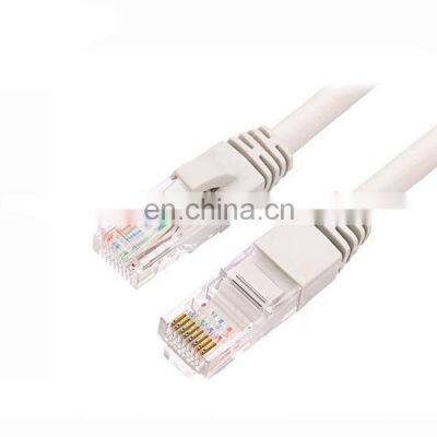Customized cheap 4 pair 3m / 8m cat5e cat 5 patch cord cable utp for network