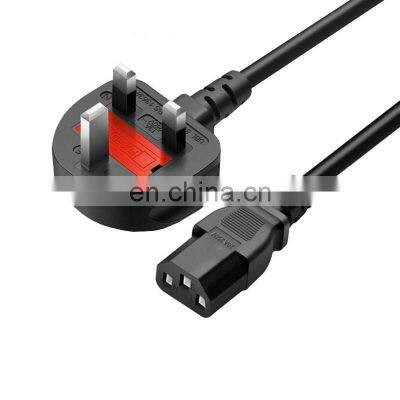 Wholesale Ac Extension power cords 240v with 3 plug in 15amp uk power cord