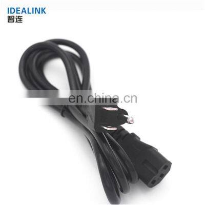 China Manufacturer Computer And Laptop Extension 3 Pin Power Cord Electrical Cable