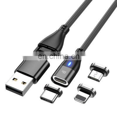 Wholesale PD 60W 6 in 1 Magnetic fast Charging USB type c Cable Charger data cable For Iphone