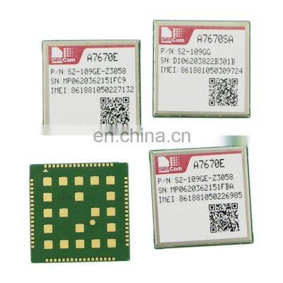 SIMCOM A7670 A7670C Multi-Band LTE-FDD/LTE-TDD/GSM/ GPRS/EDGE module, A7670SA 4G LTE Module
