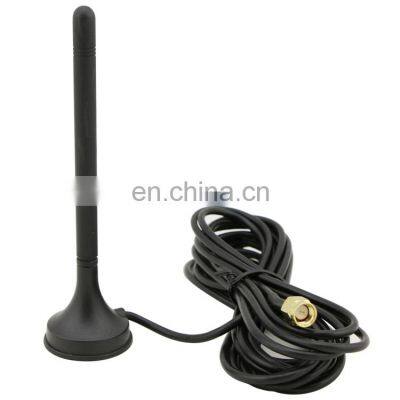 824~960/1710~2170MHz 3 Meters RG174 Cable SMA FME Connector Magnet Base Mounting 2G 3G Antenna, Portable GSM 3G Antenna