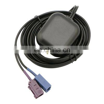 3 Meters LMR100 Cable Fakra Connector GNSS 4G Antenna, GPS+Glonass+Galileo+Beidou Fakra GNSS LTE Antenna