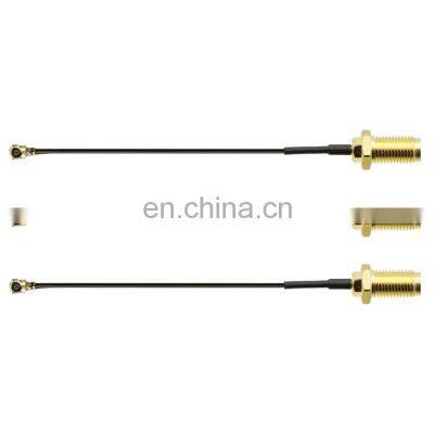 SMA to ipex/UFL RF cable assembly rp sma extension cable Pigtail 1.13 RF Cable 10cm