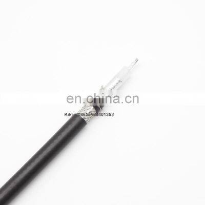 Premium Catv Siamese Heliax RG59 Coaxial Cable 1000ft 64/80/96/112/128x0.12 AL or CCA PVC /PE /LZSH Bonded AL OEM Foam PE