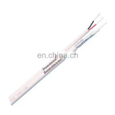 cca copper RG59 2dc Coaxial Cable Rg59 Coaxial Cable Coaxial CCS 18 AWG Black 1000ft