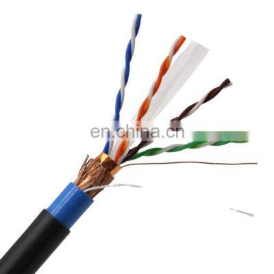 CAT 6 S-FTP Internet 23AWG/24AWG/26AWG Cables Customization Length CAT 6A Lan Cables