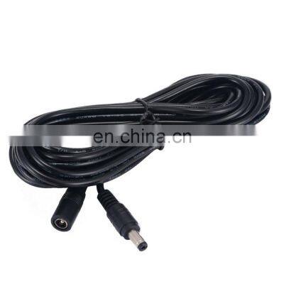 LOW VOLTAGE black jack copper 12v dc supply cable 5.5*2.1