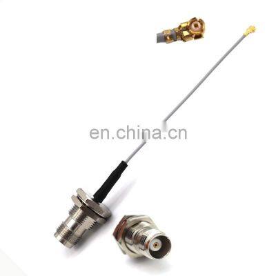 High Quality TNC Female Connector to ufl for RG1.13 RG1.32 RG1.37 Coaxial Audio Cable
