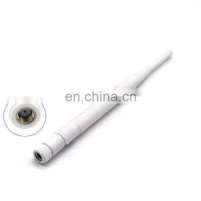 2.4-2.5GHz 3G black Gain Rubber WIFI Antenna WLAN Router SMA male connector white colour