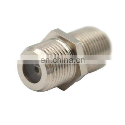 coaxial connector F female to F female connector nickel plated F81