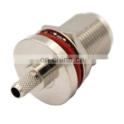 RF coaxial brass N Male Clamp Plug Connector for Cable RG58 LMR195 RG223 RG142