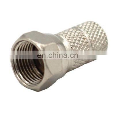 F Twist On RG58 RG59 RG6 Coaxial Connector