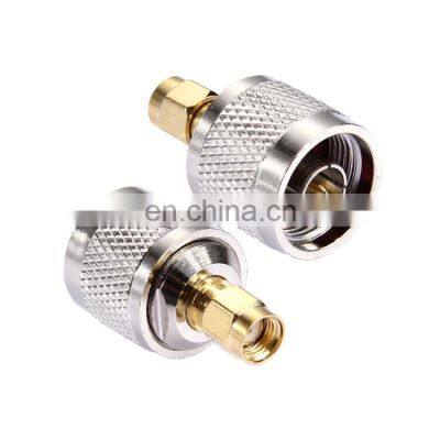 RF coaxial connector N male to RP-SMA-male adapter
