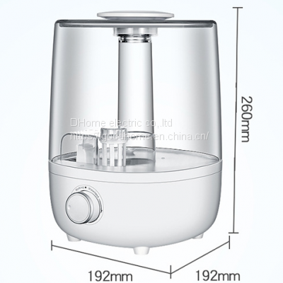 Ultrasonic home humidifier Desktop office transparent large capacity atomizer Humidifier sprayer purifies air