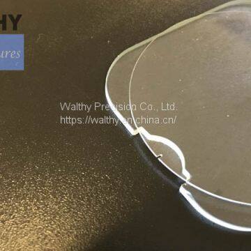 Optical sapphire wafer drilling and cutting