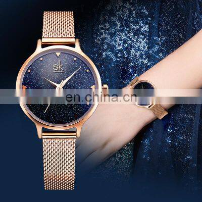 SHENGKE Charm Maiden Handwatch Starry Sky Wrist Watch Quartz Watches for Girlfriend's Gift K0063L