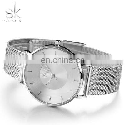 SHENGKE Businesswomen Watches Personalized Strap HandWatchs Sunray Dial Quartz Wacths K0059L