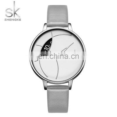 SHENGKE SK 2021 Watches Factory Supplier Customized Your Logo Watch Lady Hand Watch K0091L