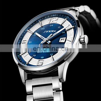 SINOBI Quality Watches For Man Stainless Steel Watches Factory Wholesale Business Watches S9839G Relogio Masculino
