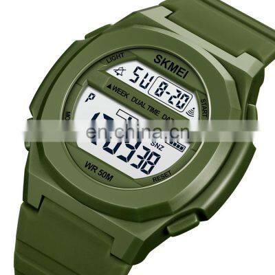 Skmei 1821 Electronic Wristwatches Men Fashion Sports Watch 5ATM Waterproof Relojes