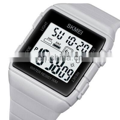 New Design Skmei 1960 Men Led Light Electronic Meter Silicone Strap Digital Watch 50m Waterproof