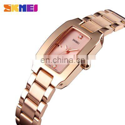 SKMEI 1400 ladies fashion design 30meters waterproof stainless steel small watch