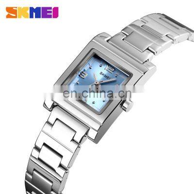 factory skmei stainless steel create watch quartz advance watch 1388 couple wrist watches bracket