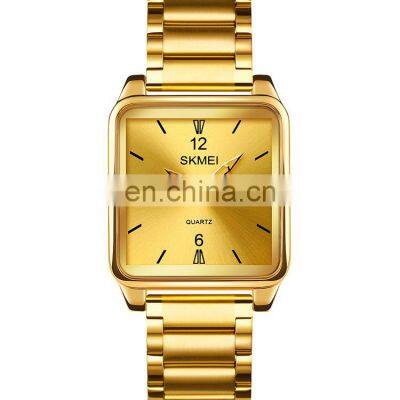 Classic business men watch Skmei 1603 wholesale new arrival top quality stylish genuine leather wristwatch
