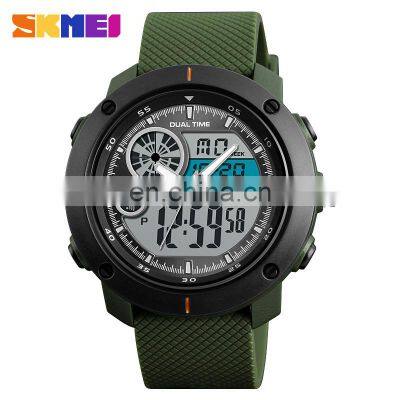 men watch gift set plastic waterproof watch 1361 skmei time electronic sport watches digital analog hour clock