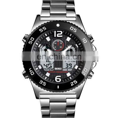 1538 skmei montre sport back stainless steel watches men heavy big face relgio de pulso watch factory