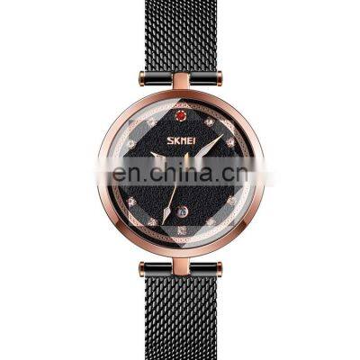original watch factory wholesale fashion ladies quartz watch Skmei 9215 top quality mesh strap women wristwatch