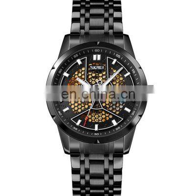 Original watch company Skmei 9225 luxury 30m waterproof stainless steel mechanical automatic wristwatches