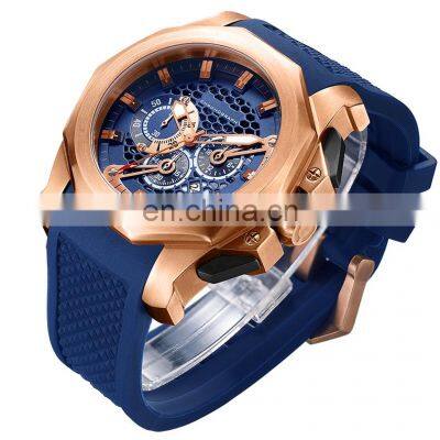 Switzerland Brand Watch Manufacturer 10ATM Waterproof Man Watch Stainless Steel Sports Mens Watch Chrono