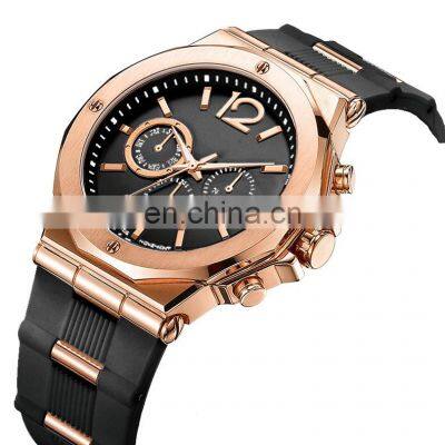 Relojes Para Hombre Black Fashion Quality Sports Watch Armbanduhr Premium Mens Watch Luxury