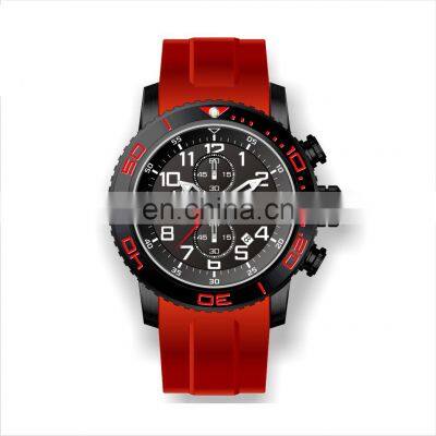 Top Selling Men Black Waterproof Quartz Watch Strap Leather Wholesale China Factory Original Watches Men Luxury Custom Watch