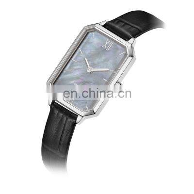 High Quality Oem Branded Watch Custom Elegant Square Leather Watch Womens Fashion Dress Woman Watch Luxury