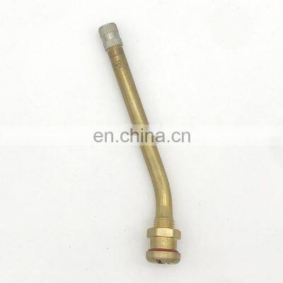 Tubeless Clamp In Brass Bus Valve Stem 27 Degree 110mm V3-20-6 Truck Tire Valve