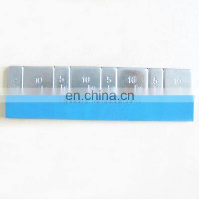 60g 12*5 and 5+10 zinc coated FE adhesive wheel weight balance