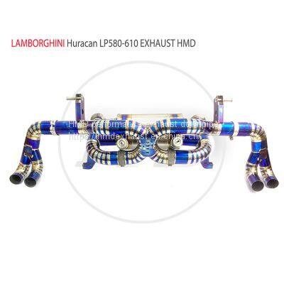 Titanium Alloy Exhaust Manifold Downpipe is Suitable For Lamborghini Huracan LP580-610 Muffler For Cars whatsapp008618023549615