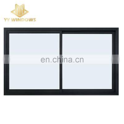 Waterproof double glazed aluminum framed sliding window for balcony use