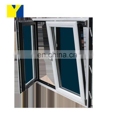 aluminum double triple glass tilt & turn project-out window comply with NFRC and NAMI USA Standard