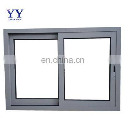YY home aluminium sliding window in tempered glass window designs