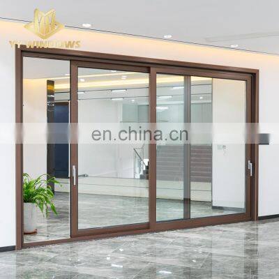 AS2047 Thermal break double large glass aluminium lift sliding door lift and sliding door for house