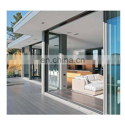 American popular aluminum doors bifold doors aluminum folding patio folding screen accordion front door