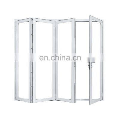 Balcony kitchen living room sound insulation heat insulation double tempered glass aluminum folding door