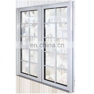 Aluminum alloy casement door with double Glass Entry hinge Door