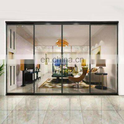 Slim Thermal Break Large Double Glass Doors Sliding Door and Windows Aluminium Doors