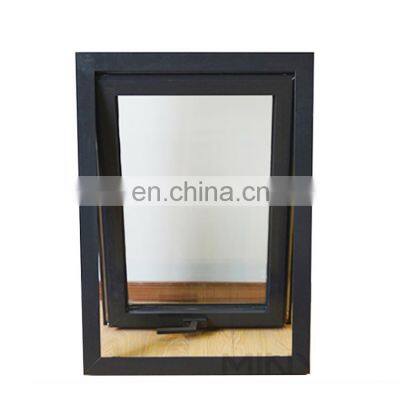Aluminum casement bottom hinged window hung install fixed screen window