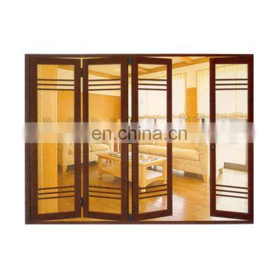 High Quality Double Glazing Aluminum Folding Glass Door Patio Exterior Bifold Door
